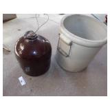 5 Gallon Red Wing Crock and Jug