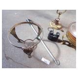 Pan Warmers, Lamp, Binoculars