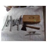 Dock Cleats, Hatchet and tool Box