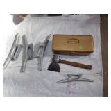 Dock Cleats, Hatchet and tool Box