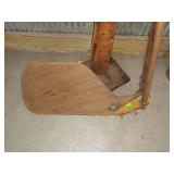 Vintage Boat Rudder and unique Clamp