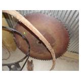 Large Saw Blade, Basketball hoop, huge Hook. And more