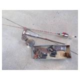 Vintage Jack, Splitting Maul, Axe Head, Fishing Pole