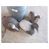 Duck Decoys and Vintage Can