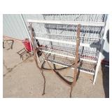 Metal Rack, Vintage Large Hooks, Vintage Can and more