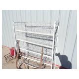 Metal Rack, Vintage Large Hooks, Vintage Can and more