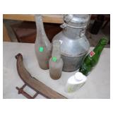 Vintage Can, Bottles and Horse Tack