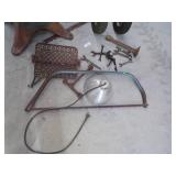 Pair of Wheels, Outdoor Light Fixture, Metal