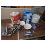 Vintage Tins, Meat Grinder Glass Dish