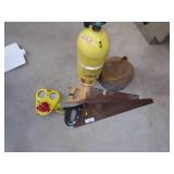 Air Tank, Funnel, 2 Saws