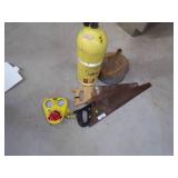 Air Tank, Funnel, 2 Saws