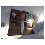 Vintage Tool Box with Tools