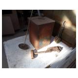 Vintage Cart, Box of Nails, Hardware