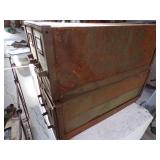 Vintage Cart, Box of Nails, Hardware