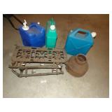 Water Tanks, Milk Funnel and Propane Heater Frames