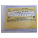 1987 Donruss Greg Maddux Rookie Car...