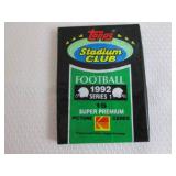 4-1992 Stadium Club Football Series...