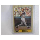1987 Topps Barry Bonds Rookie Card...