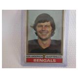 1974 Topps Ken Anderson Card...