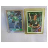 1987 & 1988 Topps Mark McGwire Card...