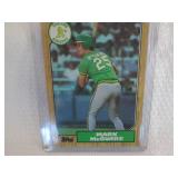 1987 & 1988 Topps Mark McGwire Card...