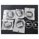 6- 2 pks Mustang Car Coasters...