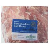 EE  FROZEN Wholestone Farms Boneless Pork Shoulder Butt Roast approx 8 lb