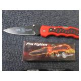 4- Firefighter Lockback Knife, 4 1/...
