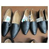 6 pr A New Day Black Flats Size 9, ...