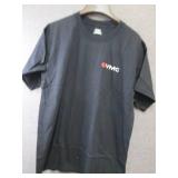 5 Prebranded Hanes Large Black Tshi...