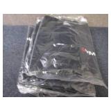 5 Prebranded Hanes Large Black Tshi...