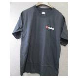 5 Prebranded Hanes Large Black Tshi...