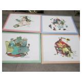 Stack of 4 Designs Norman Rockwell ...