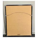 Framed Print by Jan Saudek in Black and White"Theatre of Life" Man holding a baby