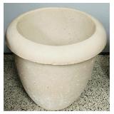Large Cement / Plaster Planter Pot