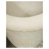 Large Cement / Plaster Planter Pot