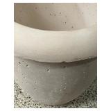 Large Cement / Plaster Planter Pot