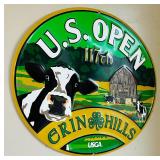 U.S. Open Metal Sign