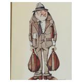 G.R. Cheesebrough The Order Taker Vintage Framed Print