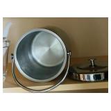 Bar Helpers including Two Ice Buckets, Ice Grabber and Ice Scoop