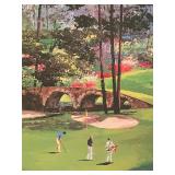 Gorgeous Golf Course Scene Framed Print