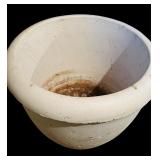 Large Cement / Plaster Planter Pot