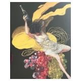 Large Framed Vintage Advertisement Print Cinzano by Leonetto Cappiello