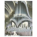 Robert Hoppe, Shall We Dance, 1988 Framed Art Deco Print