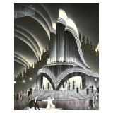 Robert Hoppe, Shall We Dance, 1988 Framed Art Deco Print