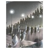 Robert Hoppe, Shall We Dance, 1988 Framed Art Deco Print