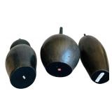 Three Ceramic Decorative Vases Distressed Antique Style from Gabberts