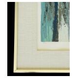 Large Signed and Numbered Limited Edition Serigraph on Paper “PULSE OF THE CITY” by Mark King