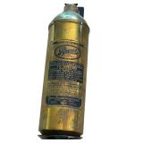 Vintage Brass Pyrene Fire Extinguisher with Wall Mount Bracket
