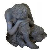 Large Resting Buddha Statue Composite / Resin